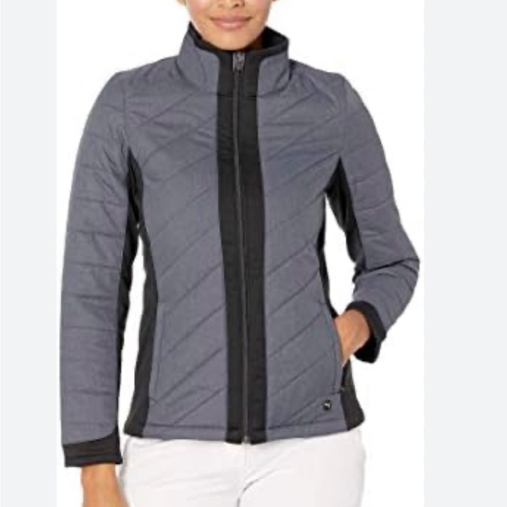 Puma Golf Primaloft jacket
Size L
Quilted
Gray and Black